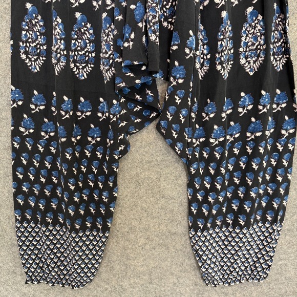 Ulla Johnson Naomie 100% Silk Harem Pants Womens 6 Floral Lightweight Stretch - Picture 3 of 12